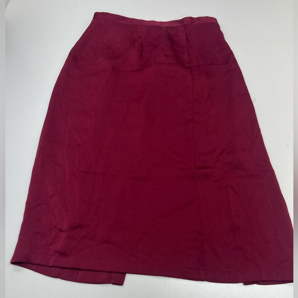 krisa Layered Lace Up Pencil Skirt in Cranberry REVOLVE NEW With Tags Size XS - Picture 2 of 10